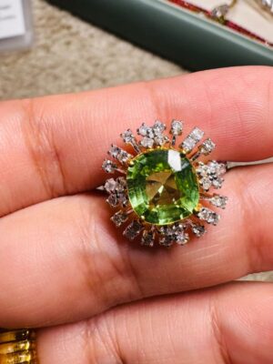 Garnet Flame Ring